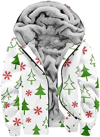 מעיל סתיו של ADSSDQ לגברים, בתוספת חג גודל של חג שרוול ארוך מזדמן גברים חוף מתאים מעילי Zipfront חמים עבה עבה גרפיקה 7
