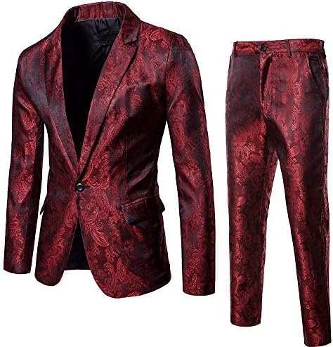 חליפת גברים רזה דו-חלקית חליפה של בלייזר מעיל מסיבת חתונה מעיל ומכנסיים חליפות צוות שחייה