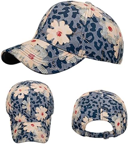 פרחוני נושם נושם חוף בייסבול נשים גברים ספורט כובעים שחורים כובעי בייסבול פרחים הדפס כובע היפ הופ כובע שמש
