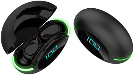 מוצרי Gabba Truebuds זוהר אוזניות פרימיום אלחוטיות עם מארז טעינה עבור ניצני אוזניים Bluetooth