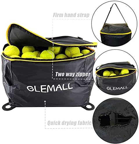 טניס כדור תיק נייד טניס כדור סל 160 קיבולת טניס כדורי אחסון, טניס סל טניס אימון, טניס כדורי אחסון תיק,בייסבול כדור,שולחן טניס או חמוץ כדור תיק אחסון