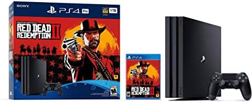 2019 החדש ביותר של Sony PlayStation 4 Pro 2TB קונסולה עם צרור אדום Dead Redemption 2