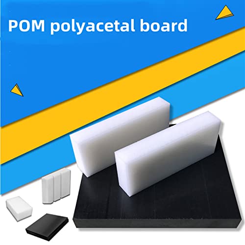 לוח POM אנטי-סטטי, לוח POM, לוח פלדה SAI, עיבוד CNC בהתאמה אישית, שחור/לבן אופציונלי, אורך 300 ממ, רוחב 300 ממ, עובי, 4 ממ שחור