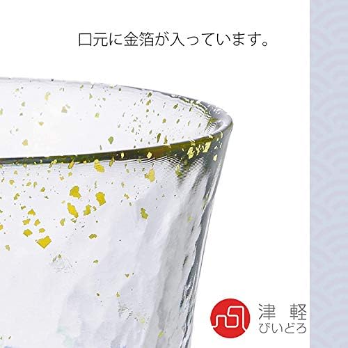 אדריה צוגארו וידרו פס - 71565 זכוכית רוק, סט זוג, 11.2 אונקיות, מאטסורי הנביקינה, תוצרת יפן, קופסת מתנה