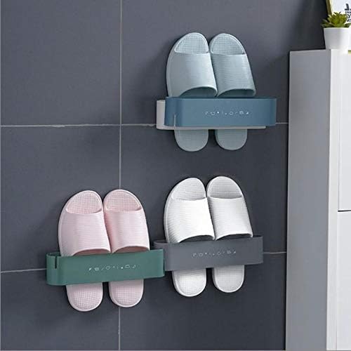מתלים נעליים של זלאס אחסון לארון יצירתי קיר רכוב על קיר מתלה לאחסון מתלה קיר קיר סנדלים ונעלי בית מדף אמבטיה מתלה לכניסה, מסדרון וארון