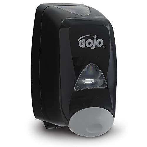 GOJO FMX-12 מתקן סבון קצף בסגנון דחיפה, שחור, עבור 1250 מל FMX-12 סבון קצף מילוי סבון-5155-06