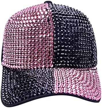 יוניסקס קלאסי קלאסי פרופיל נמוך כותנה כותנה חסימת צבע חסימת יהלומים עם כובעי רשת משאיות רכות לגברים