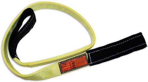 Stren Flex EET1-903CE-6 סוג 4 ניילון כבד ניילון מעוות עיניים ועין עיניים עם עיניים עטופות, 1 רובד, 4800 קילוגרם יכולת עומס אנכית, 6 'אורך x 3 רוחב, צהוב