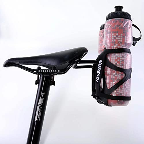 Nubesof בקבוק ספורט מבודד בקבוקי מים, 2 חבילות 25 גרם בקבוקי מים באופניים קלים שומרים על נוזלים קרים במשך 4 שעות, עם אחיזת מנשא ללא החלקה