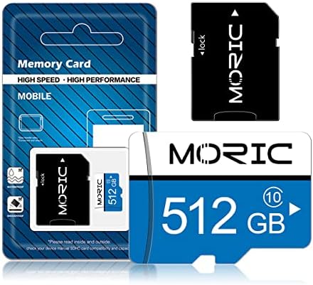 כרטיס זיכרון מיקרו 512 ג ' יגה-בייט במהירות גבוהה כרטיס זיכרון 10 לסמארטפון, מצלמה, מצלמת דאש, טאבלט ומכשירי משחק ניידים