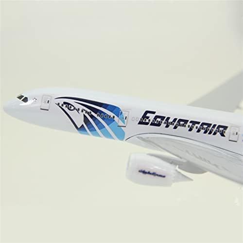 RCESSD עותק מטוס דגם 18 סמ 1: 250 עבור Egyptair Boeing B787-9 מודל מטוס דגם מטוס מטוס איסוף סולם סולם סגולת סולם