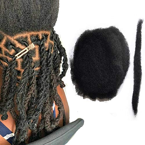 יוטצ ' וי הדוק אפרו קינקי שיער טבעי, אידיאלי להכנת או תיקון קבוע ראסטות, פיתולים וצמות 4 חבילות / חבילה טבעי שחור 1ב 8 אינץ/20.32 סנטימטר
