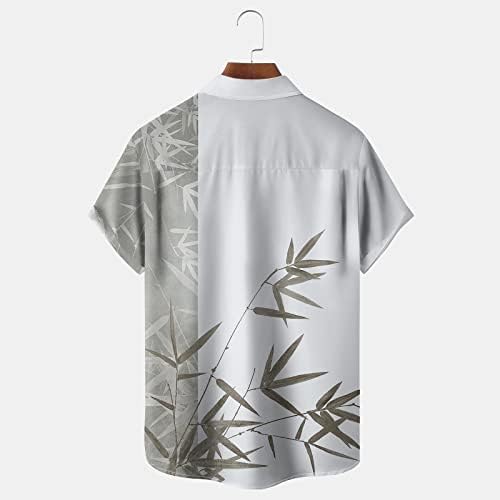 2023 פרח חדש חולצה עם שרוולים קצרים סגנון קיץ סגנון חוף נינוח חולצה עצלה מזדמנת חולצות חולצות אריזת גברים