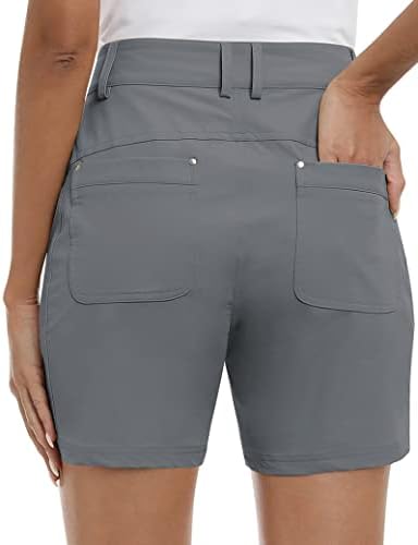 מכנסי גולף של Mofiz לנשים קלות משקל קל 5 טיולים אתלטים מכנסי קיץ מזדמנים