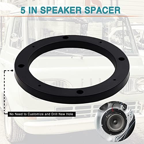 2 יח '5 אינץ' בכושר אוניברסלי בכושר ABS STEREO רמקול מרווחי רמקול, עומק 0.5